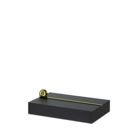 Etalage sokkel zwart mat, 40 x 60 x 10 cm (lxbxh)