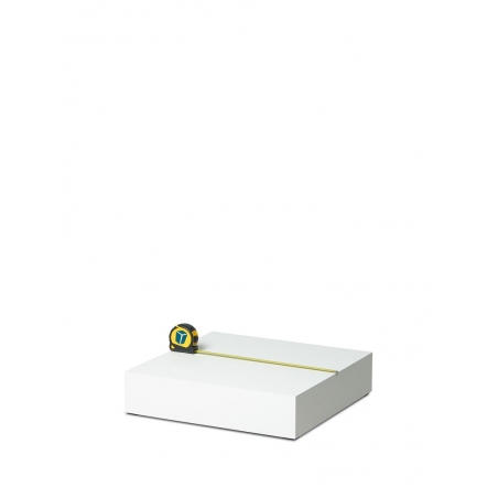 Etalage sokkel wit mat, 45 x 45 x 10 cm (lxbxh)