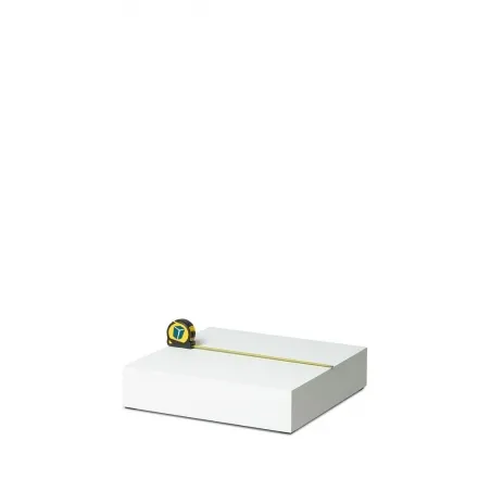 Etalage sokkel wit mat, 45 x 45 x 10 cm (lxbxh)