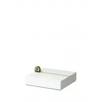 Etalage sokkel wit mat, 45 x 45 x 10 cm (lxbxh)