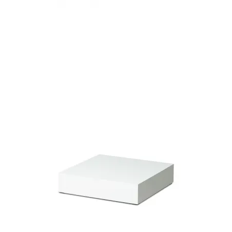 Etalage sokkel wit mat, 45 x 45 x 10 cm (lxbxh)