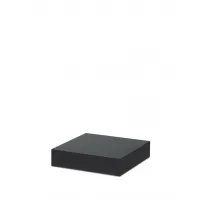 Etalage sokkel zwart mat, 45 x 45 x 10 cm (lxbxh)