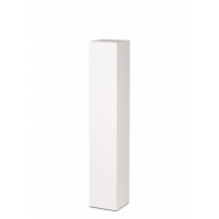 MDF witte sokkels | plantenzuilen | zuilen wit MDF zijdeglans
