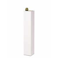 MDF witte sokkels | plantenzuilen | zuilen wit MDF zijdeglans