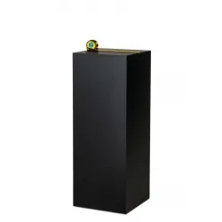 MDF zwarte sokkels | plantenzuilen | zuilen zwart MDF zijdeglans