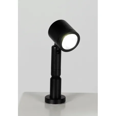 LED-Spot, Type 9 low model, 1W, 6000K, Silver (inclusief stroomkabel)