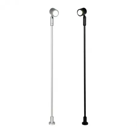 LED Lampe, Typ 1L, 382mm, 1W, Silber