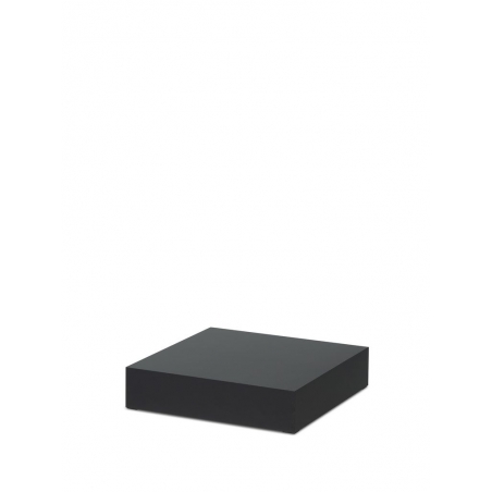 Etalage sokkel zwart mat, 80 x 80 x 10 cm (lxbxh)