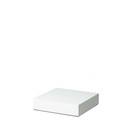 Etalage sokkel wit mat, 60 x 60 x 10 cm (lxbxh)