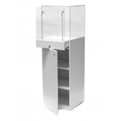 solits sokkel vitrine | juwelendisplay schuif lade | luxe vitrinekast