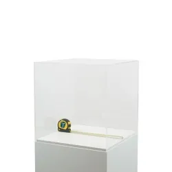 Plexiglas vitrinekap | plexiglas stolp | maquettekap op maat