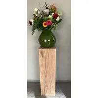 Eiken houten sokkels | massief houten zuilen | uitstekende kwaliteit