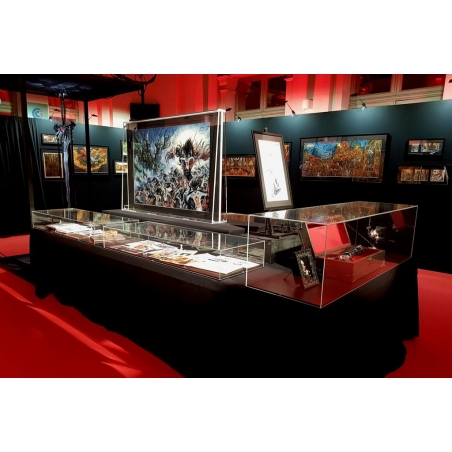 Plexiglas vitrinekap | plexiglas stolp | maquettekap op maat