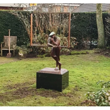 Granieten sokkels in verstek | zuilen van graniet hol