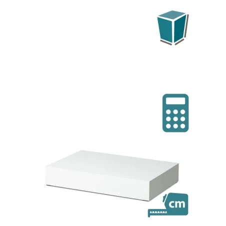 Etalage sokkel wit mat, op maat