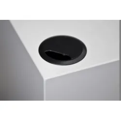 kabeldoorvoer 60 mm zwart (inclusief montage)