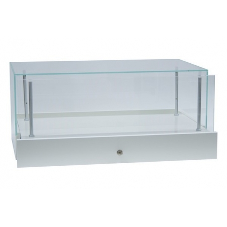 vitrine display met lade, 45 x 45 x 55 cm (lxbxh)