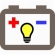 accu-systeem voor LED (excl. spots)
