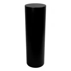 ronde sokkel zwart, diameter 25 cm hoogte 100 cm