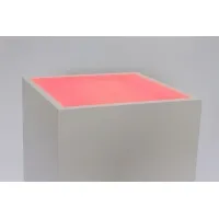 Top verlicht, opaal plexiglas, voor sokkel 30 x 30 cm