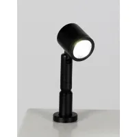 LED-Spot, Type 9 low model, 1W, 6000K, Silver (inclusief stroomkabel)