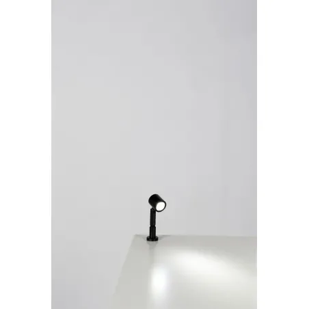 LED-Spot, Type 9 low model, 1W, 6000K, Silver (inclusief stroomkabel)