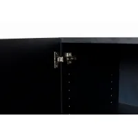 Kastsokkel zwart hoogglans