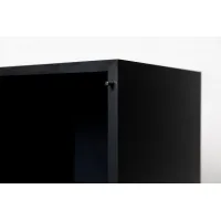 Kastsokkel zwart hoogglans